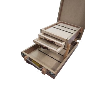 پاسارگاد جعبه چوبی مداد رنگی