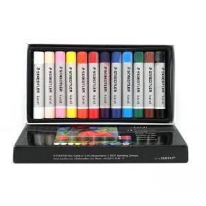 استدلر پاستل روغنی 12 تایی سری کارات