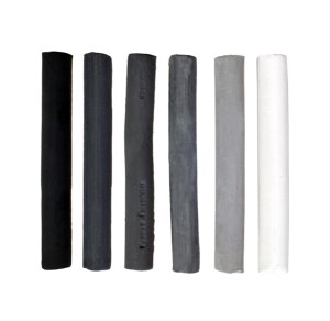 پژواک ذغال طیف مشکی تا سفید 6 عددی