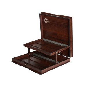 جعبه چوبی 60 رنگ ساده