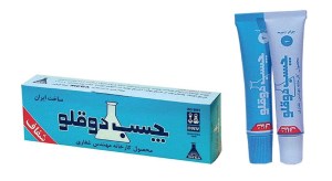 چسب دوقلو غفاری بی رنگ