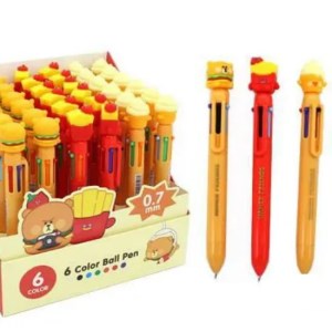 خودکار فانتزی شش رنگ 7138