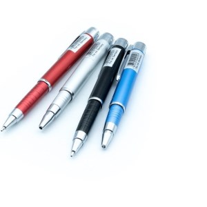 خودکار کوتاه کشویی بدنه نقره ای آبی