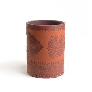 خوش نویسی قلمی لیوانی چرم