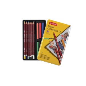 درونت ست مداد پاستل و پاستل گچی 12 عددی کد 700300