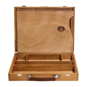 رهاورد جعبه چوبی ابزار رنگ روغن