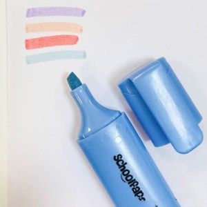 اسکول فنس های لایتر فسفری متالیک آبی