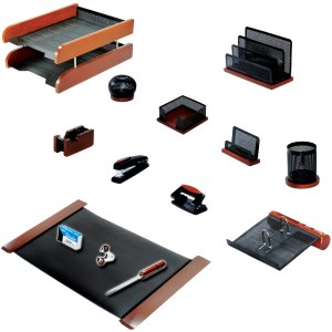 شهاب تحریر ست رومیزی چوب و فلز 13 تکه کد STW13A