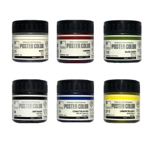 شین هان گواش 6 رنگ 40 میل