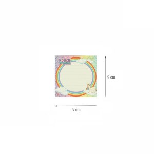 کینگ کاغذ یادداشت 9*9 فانتزی کد 2041