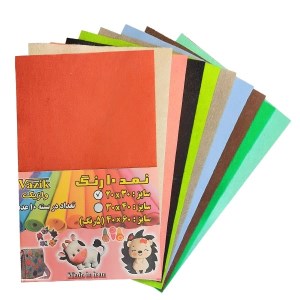 نمد رنگی 10 رنگ A4