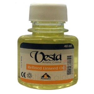 وستا VESTAروغن بزرگ 40 میل PEFINED LINSEED OIL