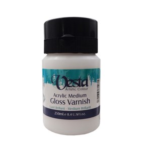 وستا VESTAمدیوم وارنیش اکریلیک 250 میل GLOSS MEDIUM VARNISH