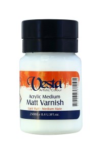 وستا مدیوم اکرولیک وارنیش مات 250 میل