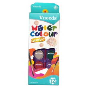 ونیدز VNEEDS آبرنگ 12 رنگ