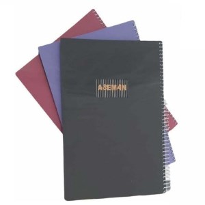 آسمان دفتر 100 برگ رحلی سیمی طلقی