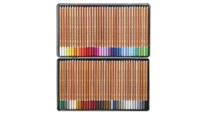 کرتاکالر مداد پاستل 72 رنگ جعبه فلزی