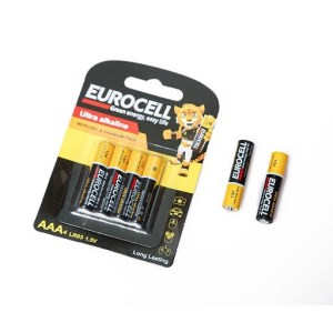 باتری آلکالین نیم قلمی بسته 4 عددی کارتی