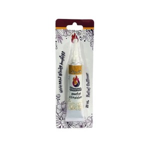 باران خمیر دورگیر شیشه طلایی روشن LIGHT GOLD