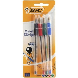 بیک خودکار 4 رنگ مدل کریستال گریپ