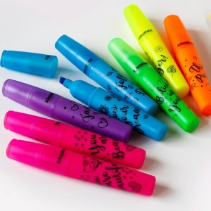 اسکول فنس school fans هایلایتر قلمی جامبو میوه ای 92307