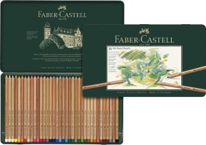 فابر کاستل FABER CASTELL مداد پاستل جعبه فلزی
